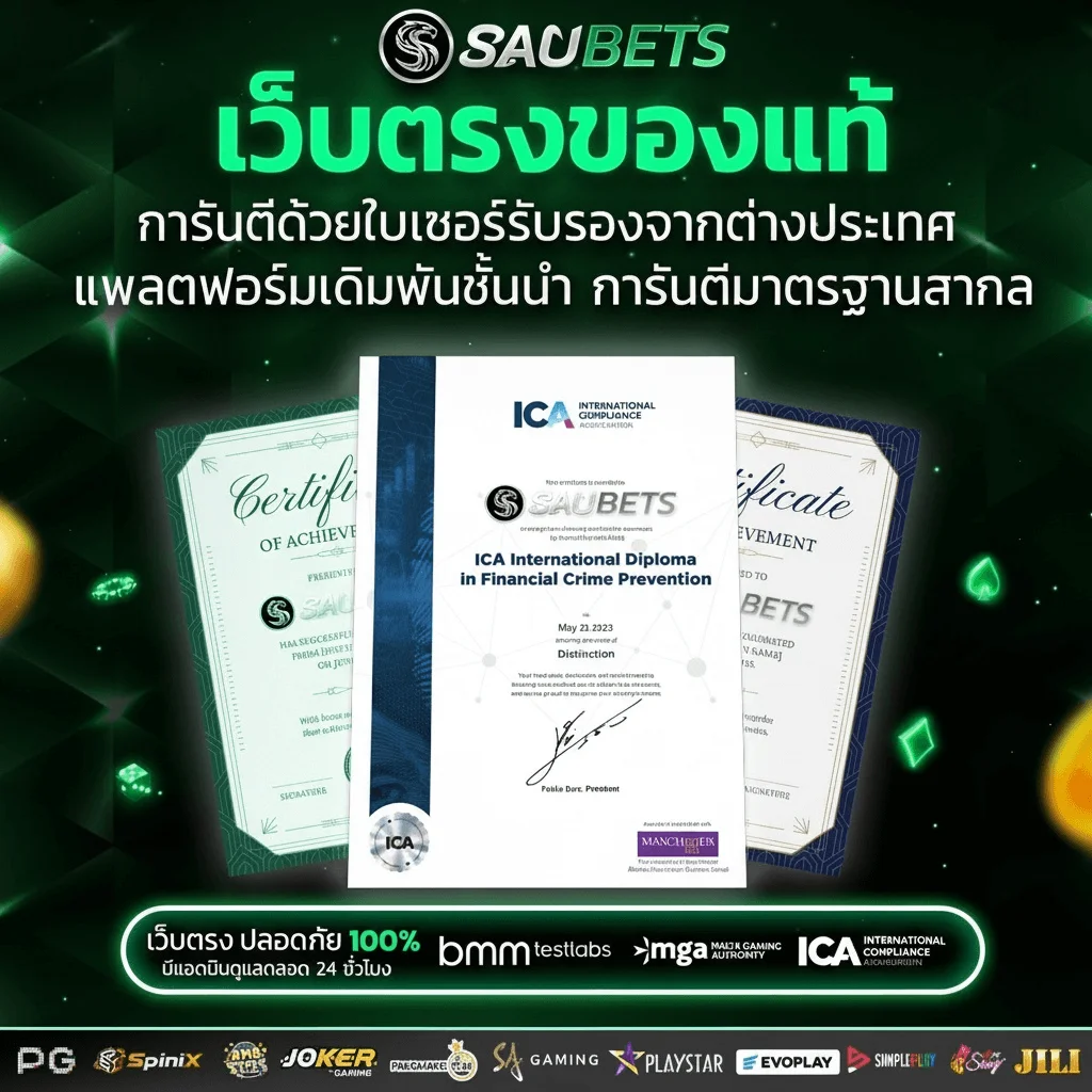 เว็บตรงของแท้ by saubets